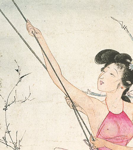 新郑-胡也佛的仕女画和最知名的金瓶梅秘戏图
